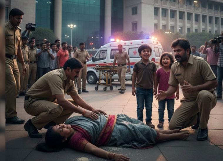 અનાજ ન મળતાં આખો પરિવાર ગાંધીનગર પહોંચ્યો: ભૂખમરાથી ત્રસ્ત મહિલાએ જીવન ટૂંકાવવાનો પ્રયાસ કર્યો