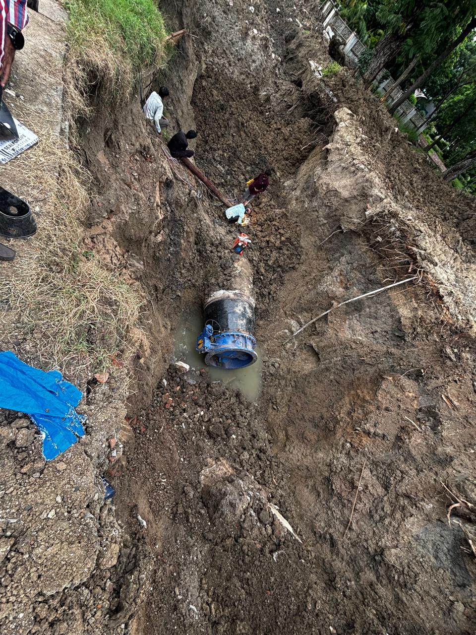 આજવા સરોવર થી નિમેટા સુધી નવી નળીકા બદલવાની કામગીરી દરમિયાન આજવા સરોવરમાંથી આવતો પાણીનો પુરવઠો ૨ દિવસ બંધ રહેશે