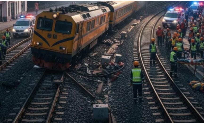 ભૂકંપ માપવાના સાધનોનું ટેસ્ટિંગ કરતી એક ટ્રેને રેલવેના જ કર્મચારીઓને 11ને કચડી નાખ્યા 