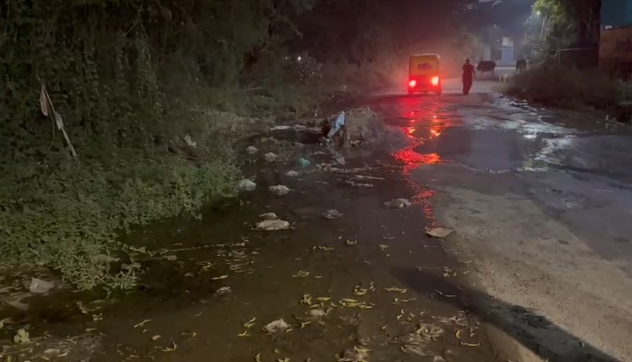 વૉડ નં12 માં એક મહિના થી પાણીનો વેડફાટ 