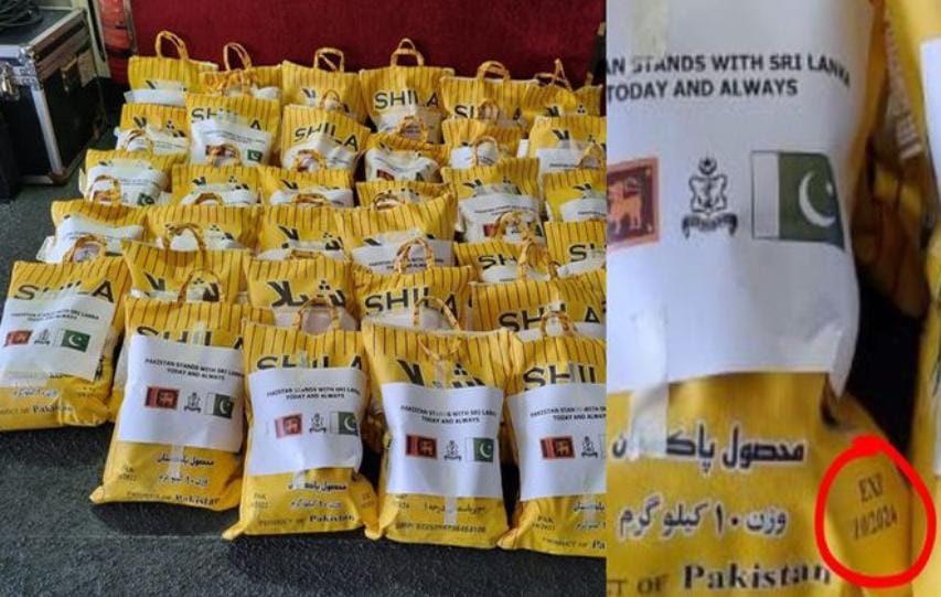 પાકિસ્તાને શ્રીલંકાને એક્ષપાયરી ડેઈટના ફૂડ પેકેટસ મોકલ્યા : દૂધ પણ એક્ષપાયરી ડેઈટનું પહોંચાડયુ 