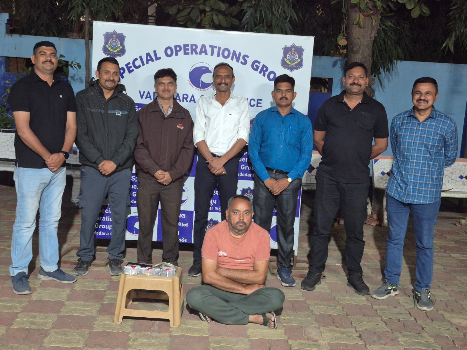 છાણી રોડ પર ખુલ્લા ગ્રાઉન્ડમાં એસ.ઓ.જી.ની રેડ