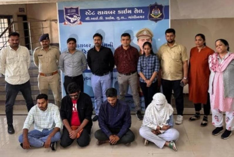 મ્યુલ એકાઉન્ટથી ક્રિપ્ટો સુધી દેશવ્યાપી ₹719 કરોડનું સાયબર કૌભાંડ: ભાવનગરની બેંકના મેનેજર સહિત 4ની ધરપકડ