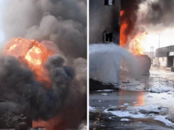 પલસાણા વિસ્તારના મખીંગા ગામમાં સ્થિત બાલાજી કેમિકલ ફેક્ટરીમાં સવારે ભીષણ આગ