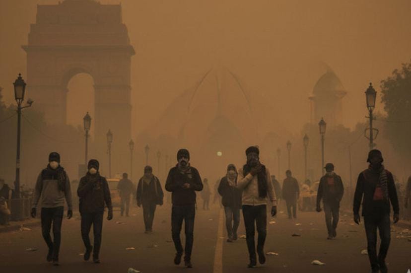પ્રદૂષણ અને ઝેરી હવાને કારણે દિલ્હી સરકારે અત્યંત કડક પાબંદીઓ અમલમાં મૂકી