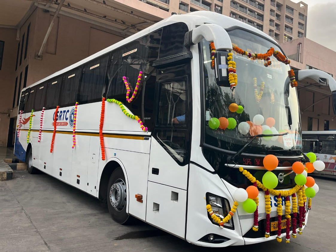 વડોદરાથી અંબાજી વચ્ચે નવી એ. સી. વોલ્વો બસ સેવાની શરૂઆત