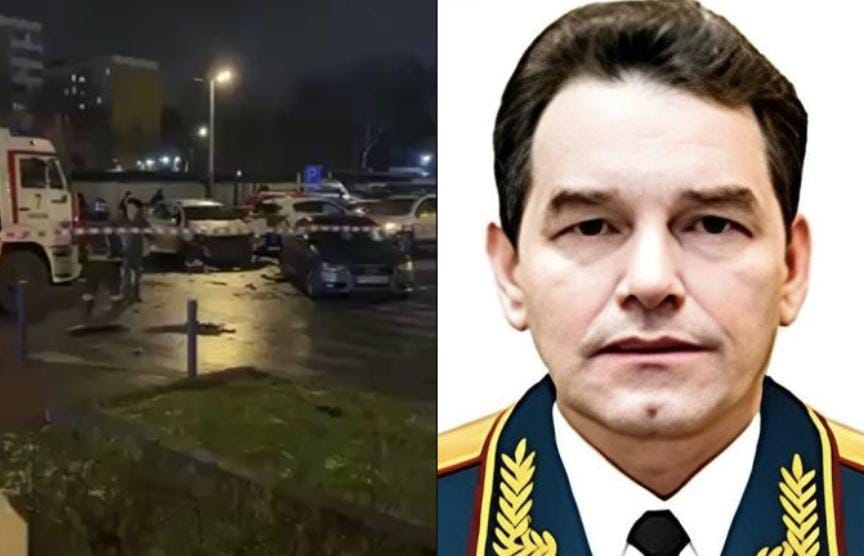 રાજધાની મોસ્કોમાં બોમ્બ બ્લાસ્ટની ઘટનામાં રશિયન જનરલ સ્ટાફના આર્મી ઓપરેશનલ ટ્રેનિંગ ડિરેક્ટોરેટના પ્રમુખ લેફ્ટનન્ટ જનરલ ફેનિલ સરવરોવની હત્યા