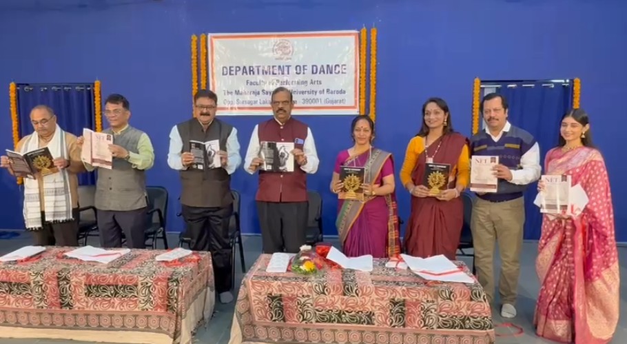 પરફોર્મિંગ આર્ટ્સ ફેકલ્ટી દ્વારા નૃત્ય વિષયને લગતી 3 પુસ્તકોનું વિમોચન 