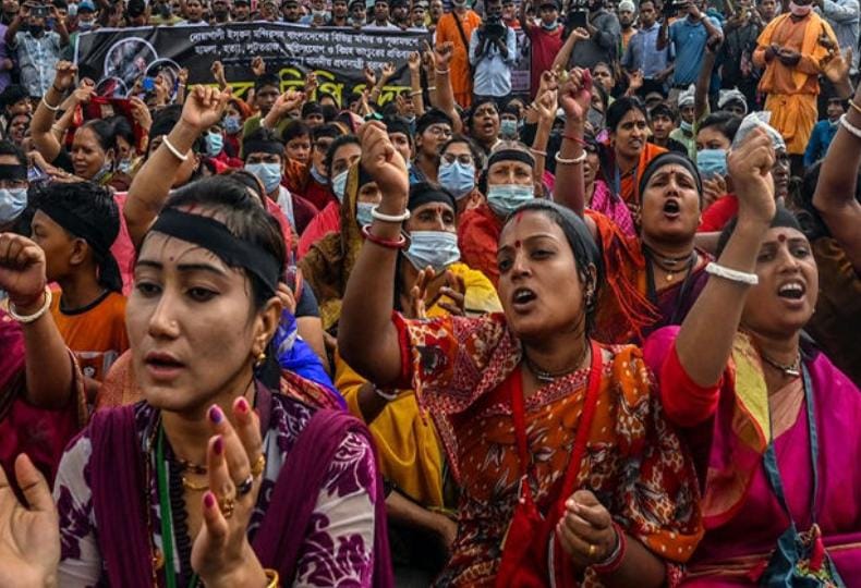 બાંગ્લાદેશમાં હિન્દુઓની સંખ્યા ઘટીને આઠ ટકાથી પણ નીચે પહોંચી ગઇ 