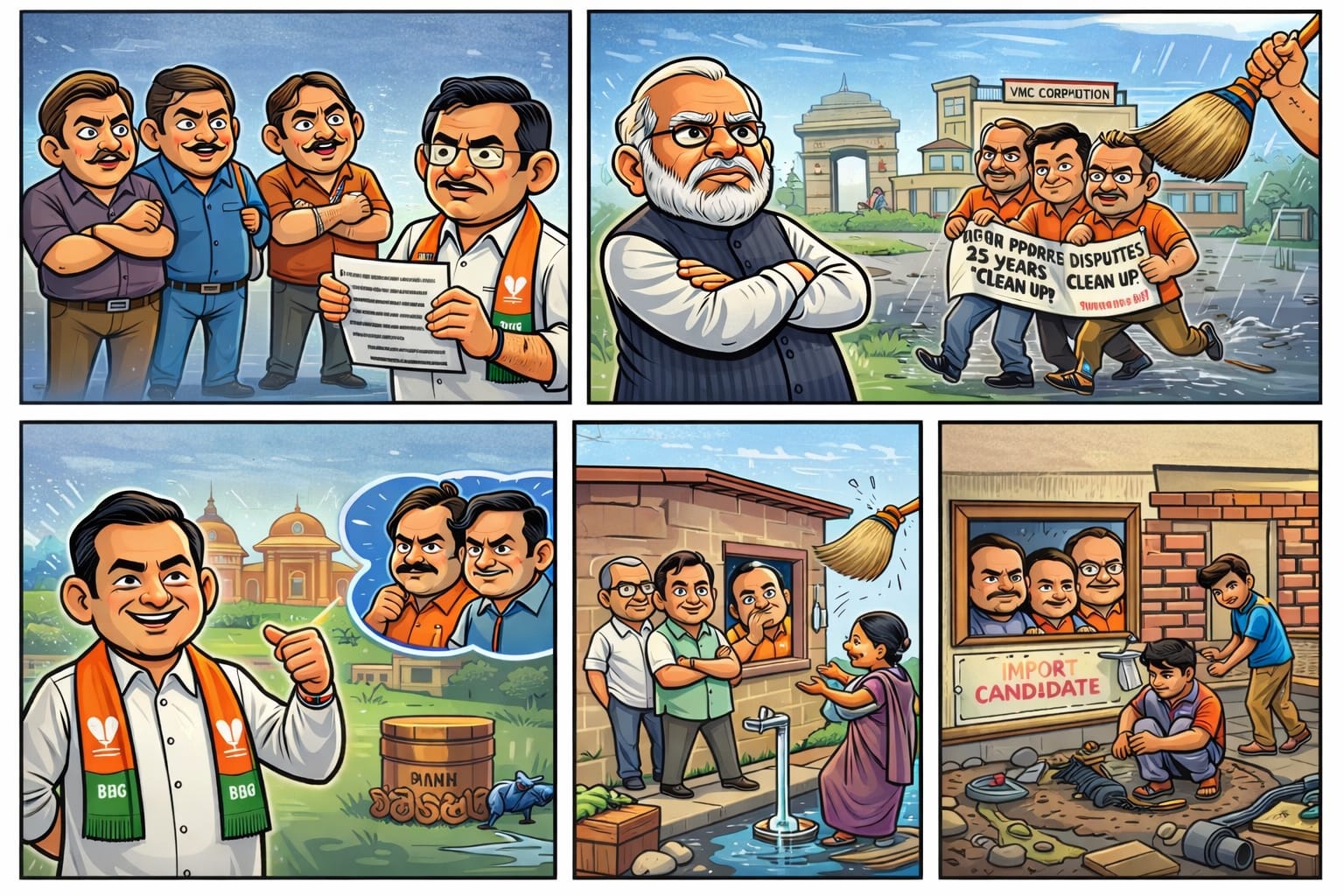 વિશ્વકર્માનું માઈક્રોમેનેજમેન્ટ : ભાજપ પ્રદેશ કારોબારીમાં વડોદરાનાં ઘમંડી અને ભ્રષ્ટ નેતાઓને બાકાત રખાયા