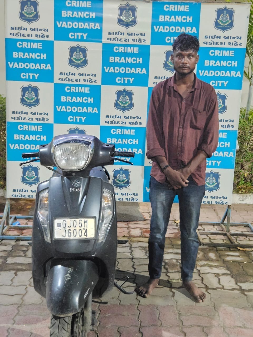 મનિષા ચોકડી પાસે પાર્ક કરેલી મોપેડ ચોરીનો ભેદ ઉકેલાયો