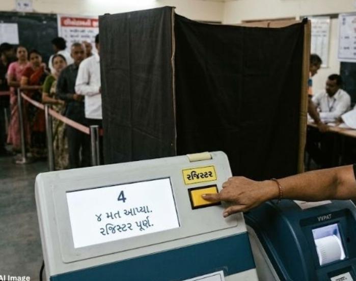 મહાનગરપાલિકાની ચૂંટણીમાં 4 ઉમેદવારને મત આપ્યા બાદ રજિસ્ટરનું બટન દબાવવું ફરજિયાત 