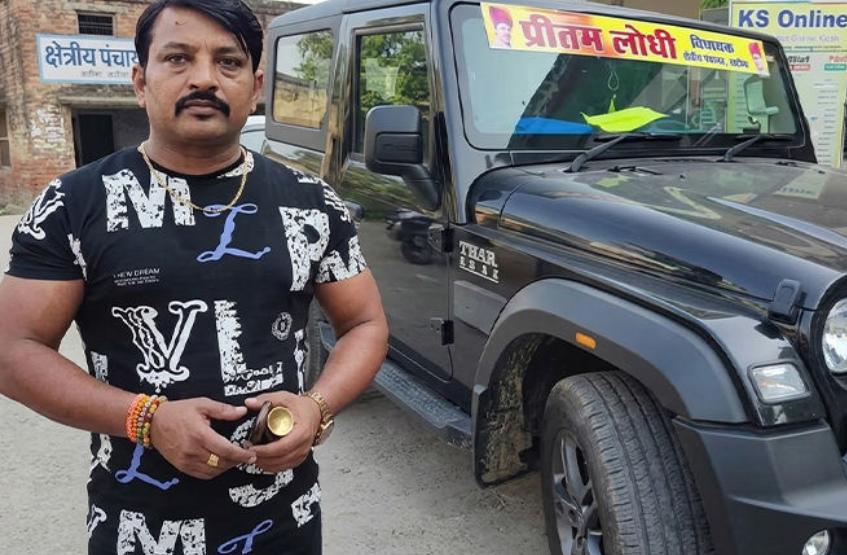 ભાજપ ધારાસભ્ય પ્રીતમ લોધીના પુત્ર દિનેશ લોધીએ પોતાની થાર કાર વડે પાંચ લોકોને ટક્કર મારી