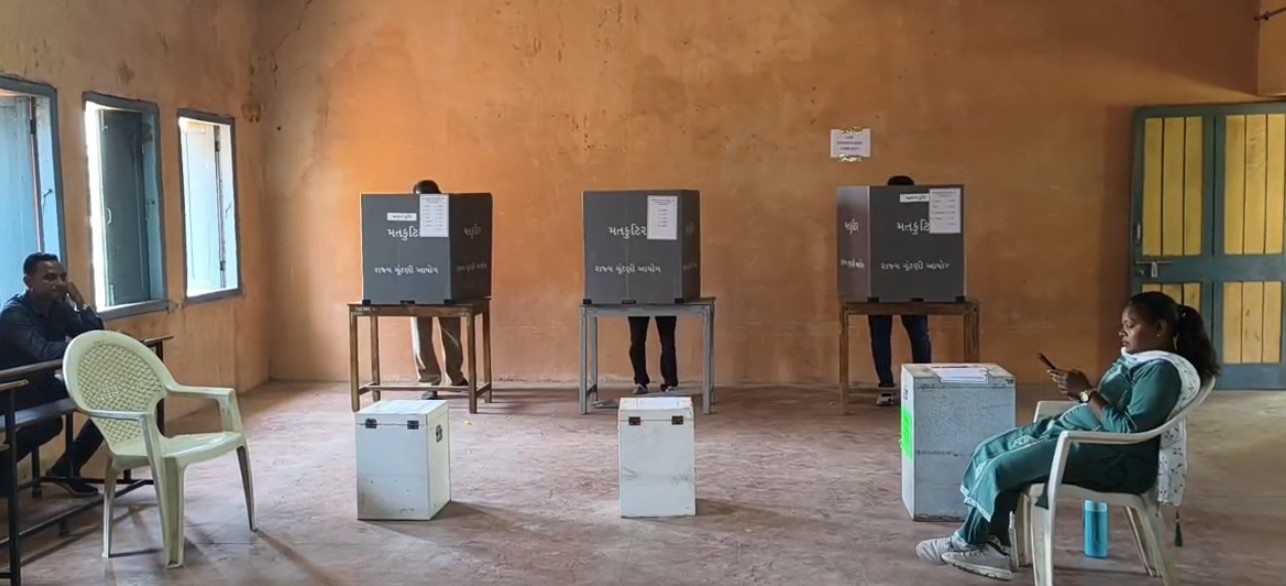 સાવલીમાં જિલ્લા અને તાલુકા પંચાયત માટે ચૂંટણી ફરજ પરના કર્મચારીઓનું બેલેટ મતદાન યોજાયું