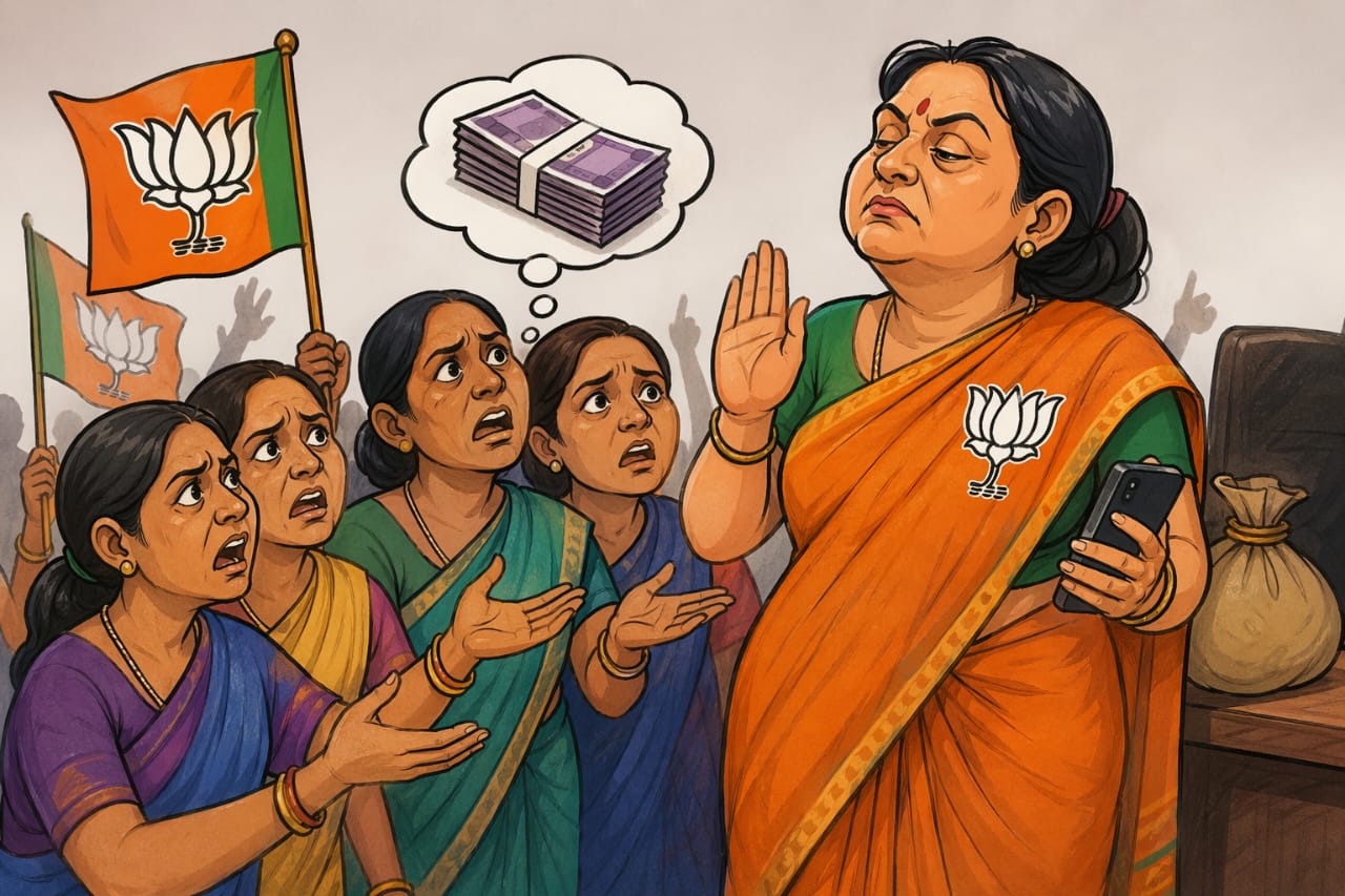 વોર્ડ નં. 17માં ચૂંટણી પ્રચારમાં રોકડાનાં મામલે ભડકો: ભાજપનાં ઉમેદવારે હાથ અદ્ધર કરી દેતા મહિલા કાર્યકરોમાં રોષ