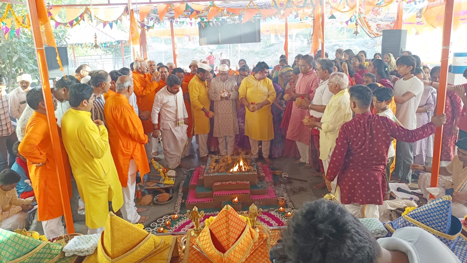 મન મંદિર સંકુલ ધાર્મિક પ્રવૃતિઓથી ધમધમતુ રહેશે ..21 મૂર્તિઓની પ્રાણ પ્રતિષ્ઠા સંપન 