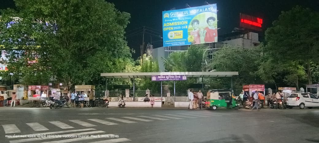 આજવા-વાઘોડિયા રોડ પર શ્રમિક સુવિધા કેન્દ્રનું કામ પ્રગતિમાં