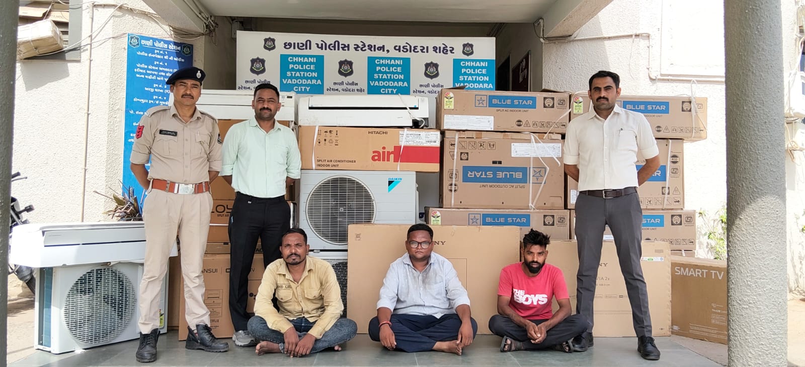 છાણીમાં એસી-ટીવી ચોરી કેસમાં વધુ એક આરોપીની ધરપકડ