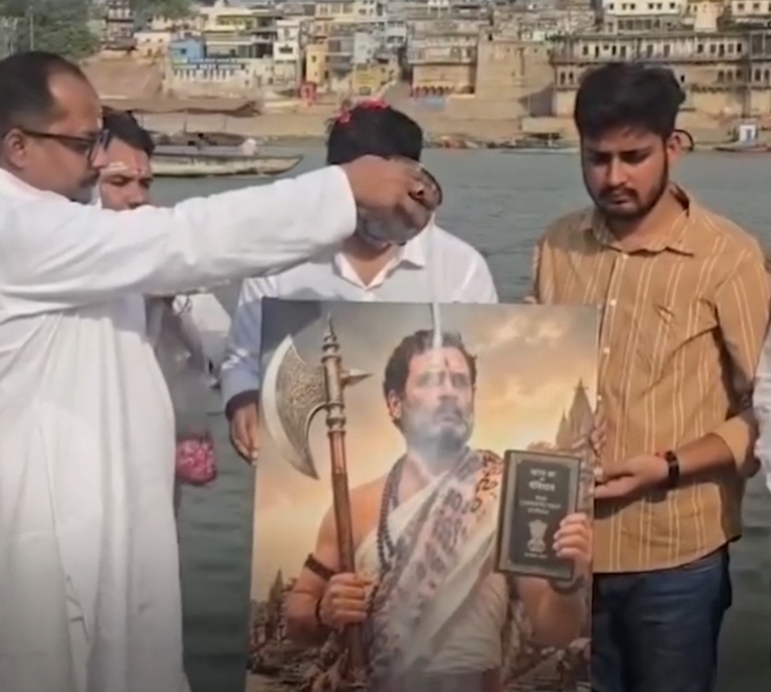 રાહુલ ગાંધીના 56મા જન્મદિવસે યુથ કોંગ્રેસનો અનોખો કાર્યક્રમ, ગંગા ઘાટ પર કરાયો દૂધાભિષેક