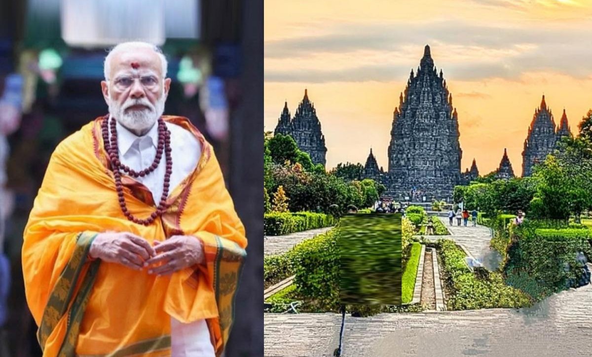 ઇન્ડોનેશિયાના પ્રમ્બાનન હિંદુ મંદિર પહોંચ્યા PM મોદી, ભગવાન શિવ સાથેના જોડાણનો કર્યો ઉલ્લેખ