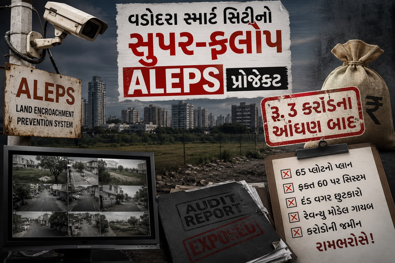 કેન્દ્ર સરકાર અને રાજ્ય સરકાર તરફથી આવતી કરોડોની સ્માર્ટ સિટી ગ્રાંટનો આડેધડ 