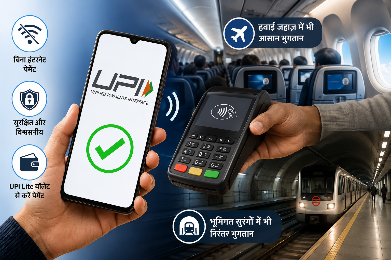 ઇન્ટરનેટ વગર પણ થઈ શકશે UPI પેમેન્ટ, ફ્લાઇટ અને અંડરગ્રાઉન્ડ ટનલમાં પણ કામ કરશે નવી સુવિધા
