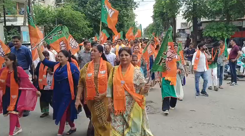 માંજલપુર પેટાચૂંટણી: પ્રચારના અંતિમ દિવસે ભાજપની ભવ્ય પદયાત્રા