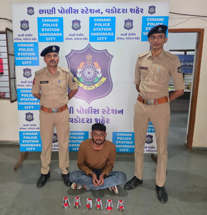 ભાથુજીનગરમાં ગાંજાનો ખેલ ખતમ; પોલીસના દરોડામાં આરોપી ઝડપાયો
