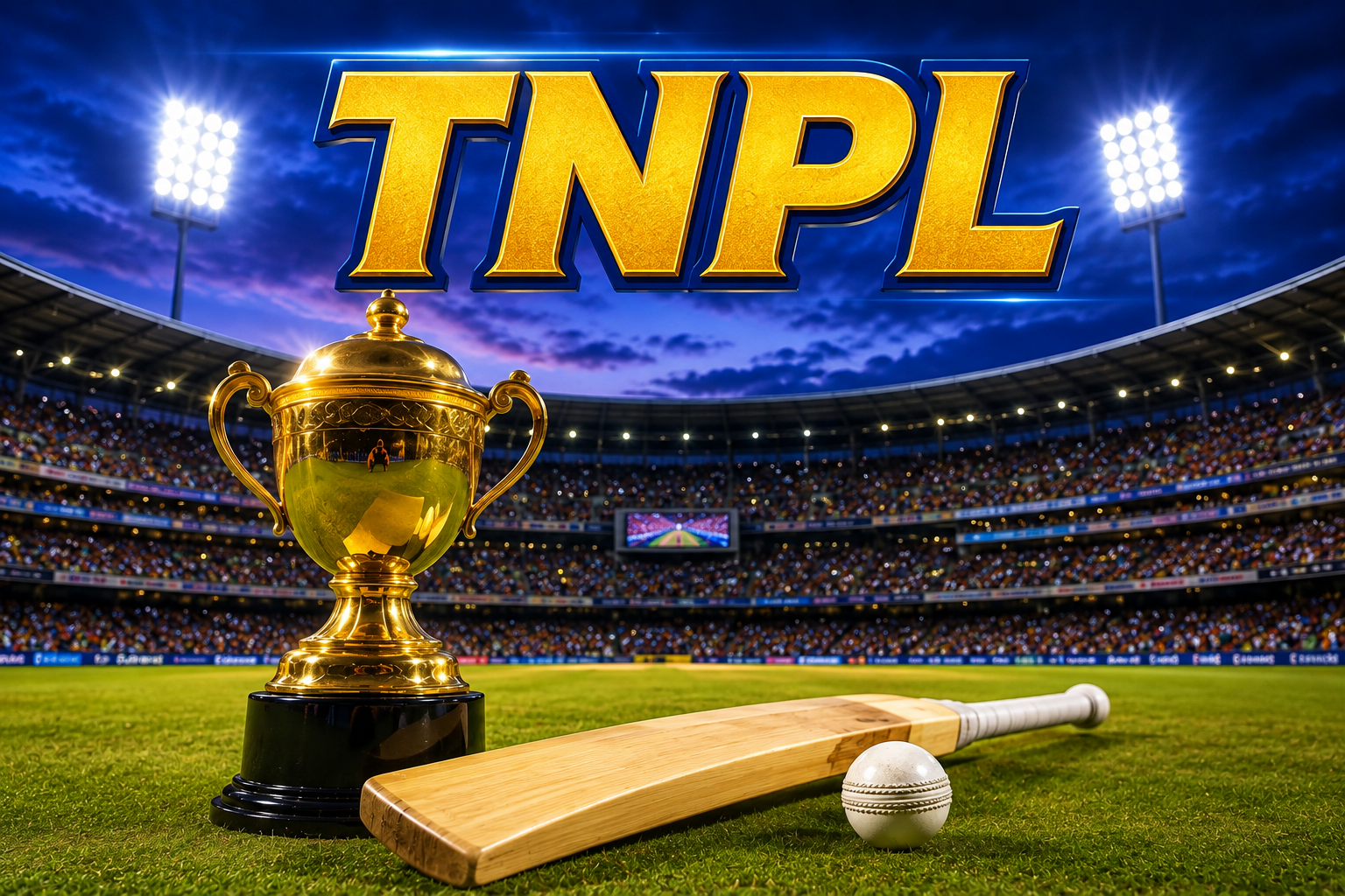 TNPL 2026નો આજથી પ્રારંભ, ડિફેન્ડિંગ ચેમ્પિયન તિરુપુર તમિલન્સ અને ડિન્ડીગુલ ડ્રેગન્સ વચ્ચે પ્રથમ મુકાબલો