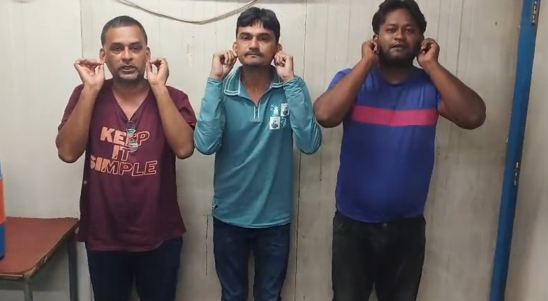 શ્રીજી માર્કેટમાં વેપારી પર હુમલો કેસ: કુંભારવાડા પોલીસે ત્રણ આરોપીઓને ઝડપી પાડ્યા