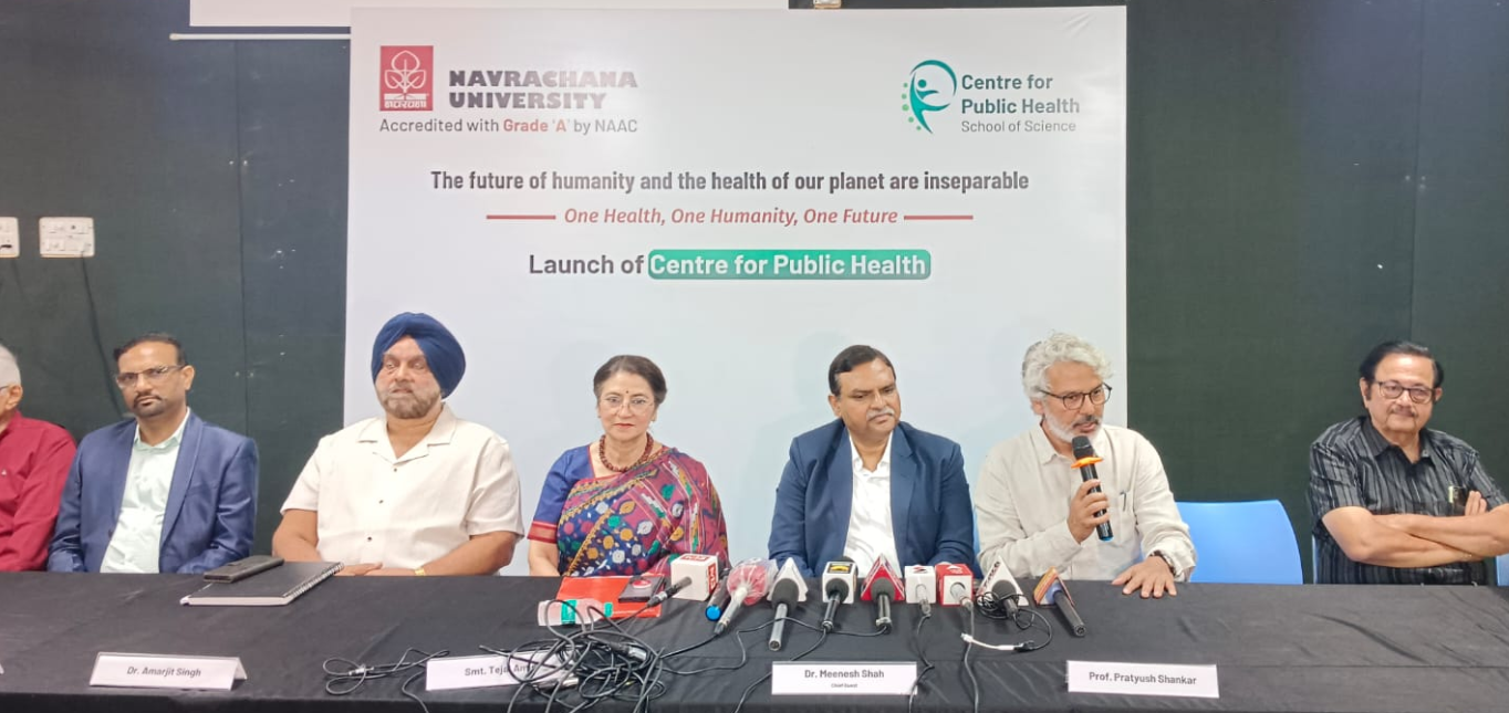 નવરચના યુનિવર્સિટીએ સંશોધન, નવીનતા અને લોક સુખાકારીને પ્રોત્સાહન આપવા માટે 'સેન્ટર ફોર પબ્લિક હેલ્થ' શરૂ કર્યું