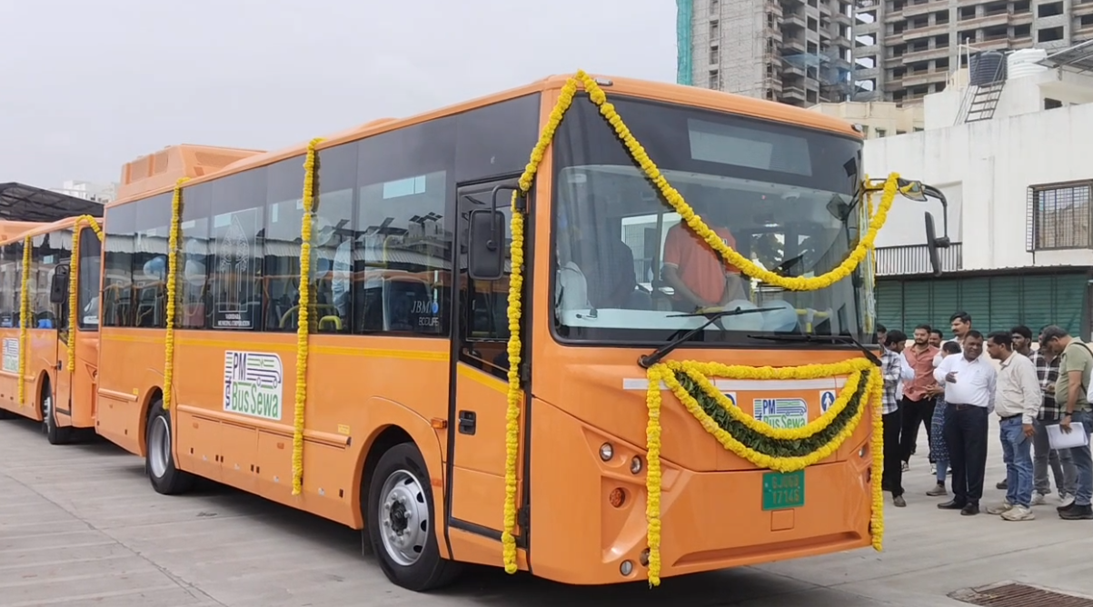 વડોદરા શહેરમાં ઈ-બસ સેવાનો વિસ્તાર, વધુ ૨૦ નવી ઈ-બસોનું લોકાર્પણ