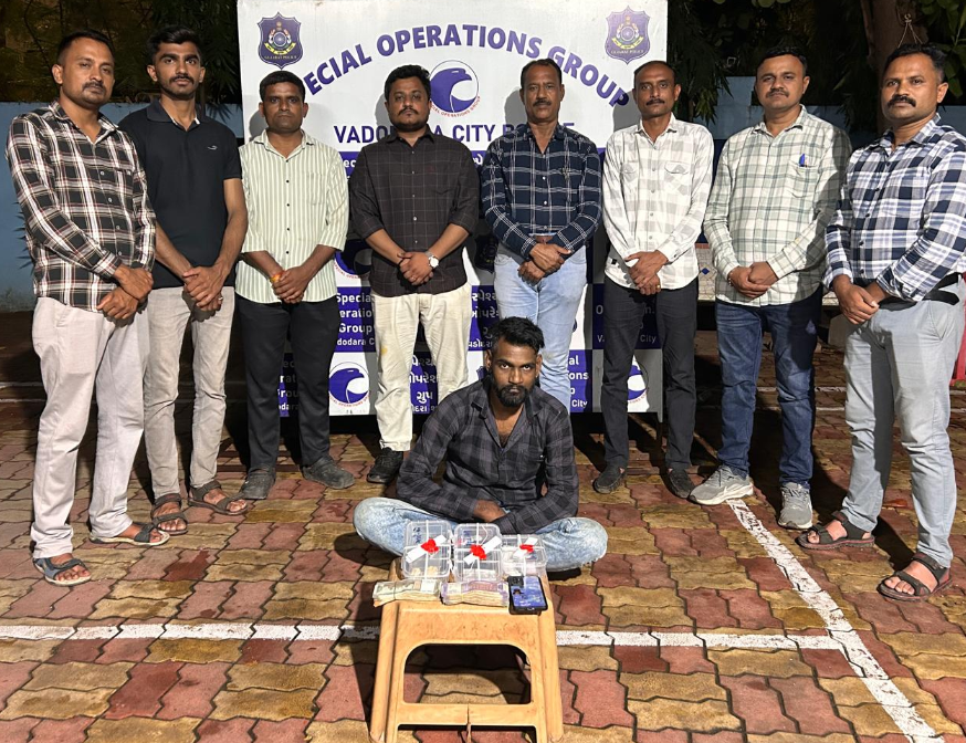 બાજવા-કરચિયા રોડ પર SOGની મોટી કાર્યવાહી, 18.280 ગ્રામ હેરોઇન સાથે આરોપી ઝડપાયો