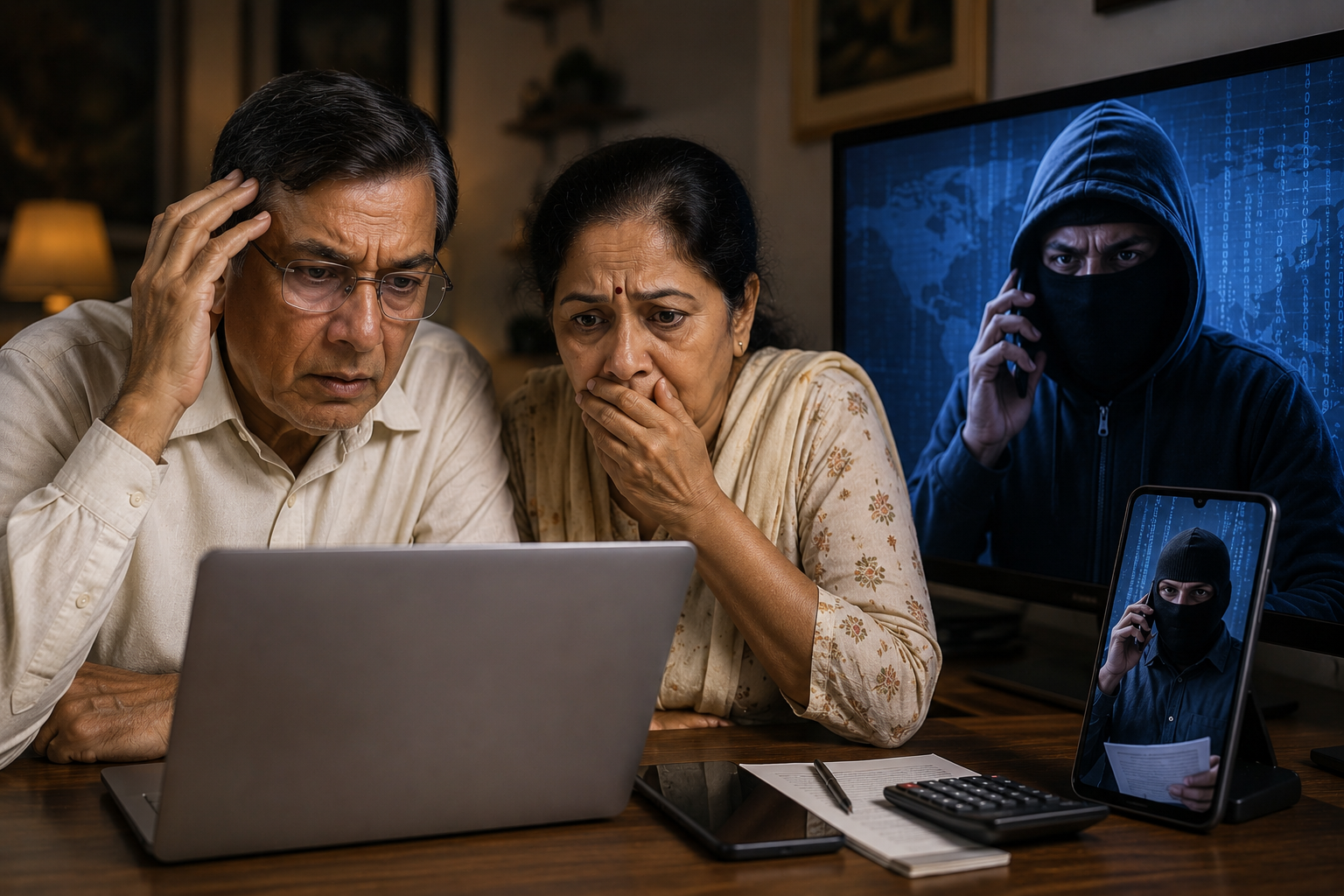 ‘લાલ કિલ્લા ધમાકા માટે ફંડિંગ કરી’: ફર્જી NIA અધિકારીઓએ દંપતીને 7 દિવસ ડિજિટલ અરેસ્ટમાં રાખી 30 લાખ ઠગ્યા