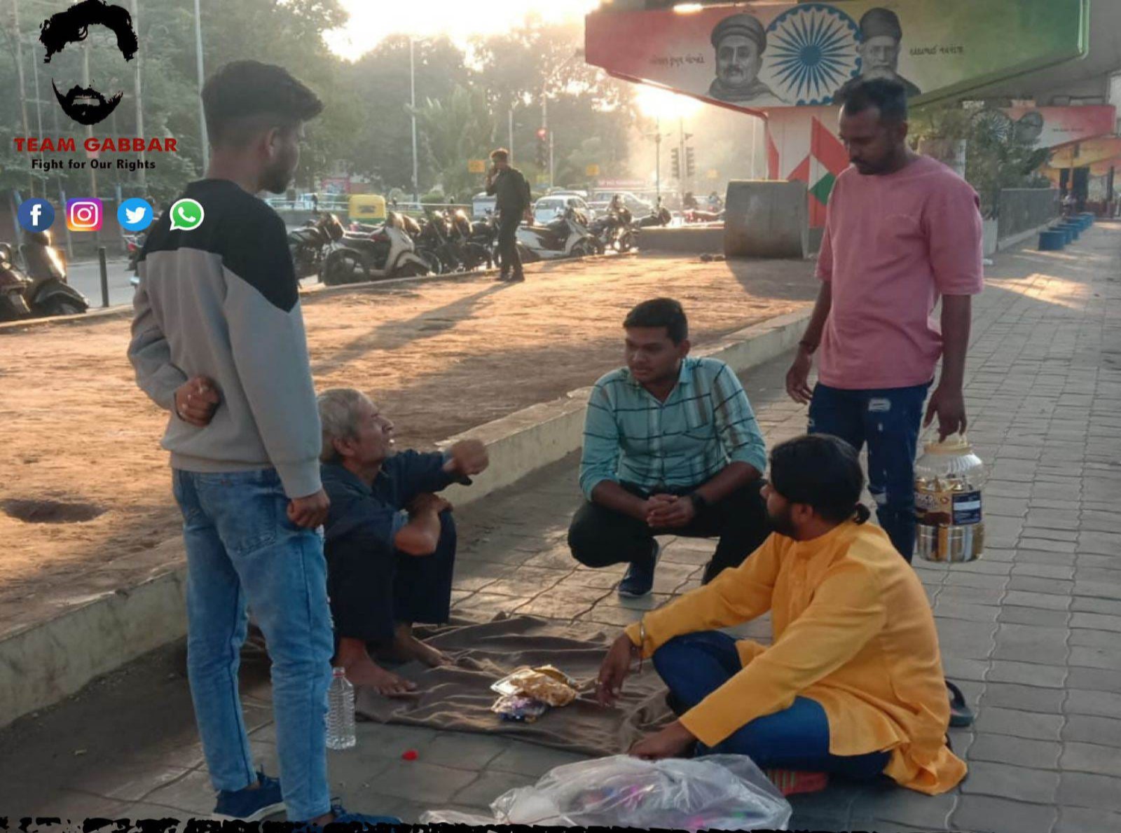 દિવાળીનો તહેવાર જરુરિયાતમંદ લોકો પણ માણી શકે તે માટે છેલ્લા સાત વર્ષથી સતત તે દિશામાં સેવાકાર્ય કરતી ટીમ ગબ્બર