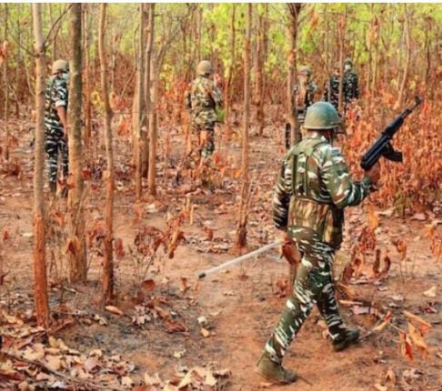 સુરક્ષા દળો સાથેની અથડામણમાં 10 નક્સલીઓ ઠાર