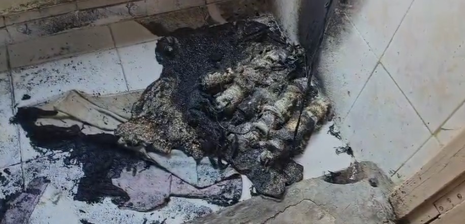 ઘરમાં હીટરના સોટ સર્કિટના કારણે આગ