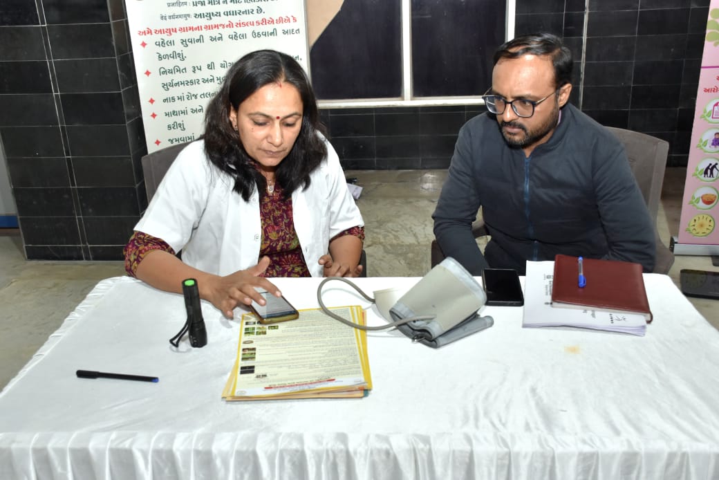 વડોદરા જિલ્લા પંચાયત ખાતે આજરોજ દેશ કા પ્રકૃતિ પરીક્ષણ અભિયાન કેમ્પ યોજાયો 