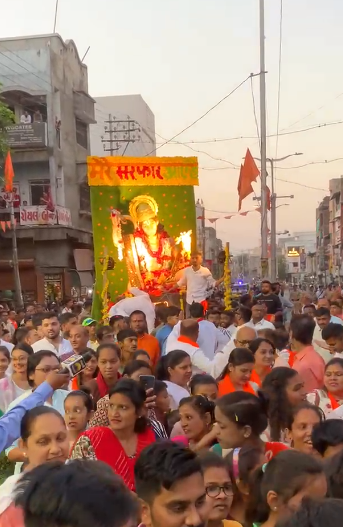 ફતેપુરાથી શ્રી હનુમાનજીની ભવ્ય શોભાયાત્રા નીકળી