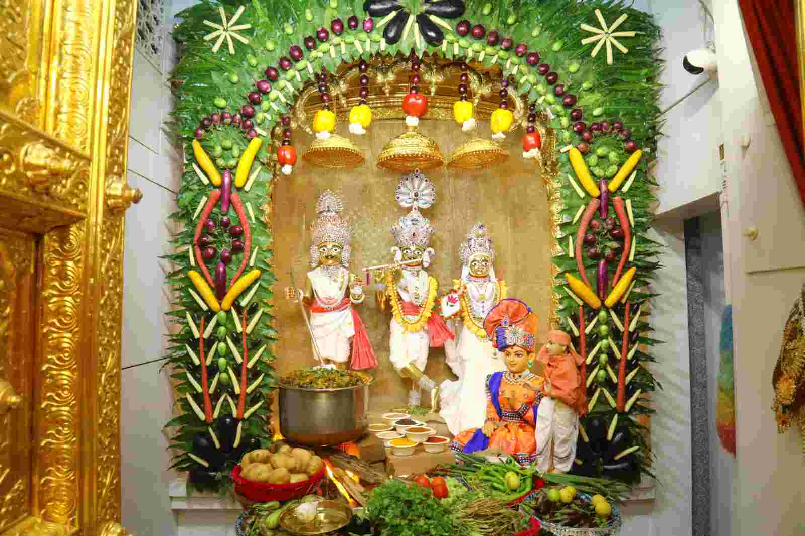 વડતાલ સ્વા.મંદિરમાં દિવ્ય શાકોત્સવ ઉજવાયો