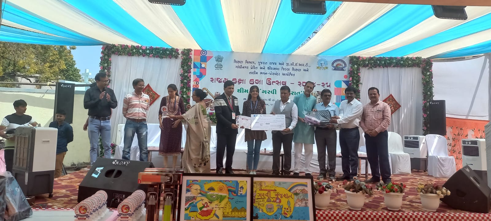રાજ્ય કક્ષા કલા ઉત્સવ: વડોદરાનું ગૌરવ, બાળ કવિ અને ચિત્રકલા સ્પર્ધામાં બે વિધાર્થિનીઓએ દ્વિતીય 